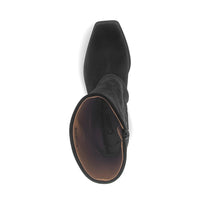 GABOR Women's Foldover Ankle Boots in black - women's shoe - alternate view