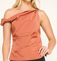Strut & Bolt - Sheena Asymmetric Twisted Bead Top