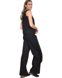 I Love Tyler Madison - Darcy Wide Leg Linen Pants