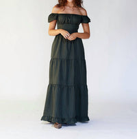 Pretty Garbage - Gingham Maxi Dress