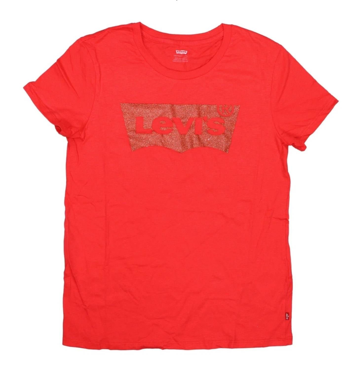 Levi'S - Levi's Womens Cotton Batwing Perfect Graphic Logo T Shirt