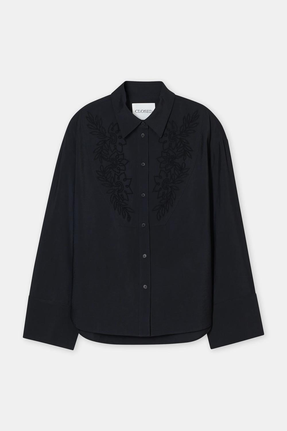 Closed - Flower Embroidered Shirt