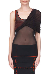 Marina Moscone - Stretchy Small Twist Tube Top