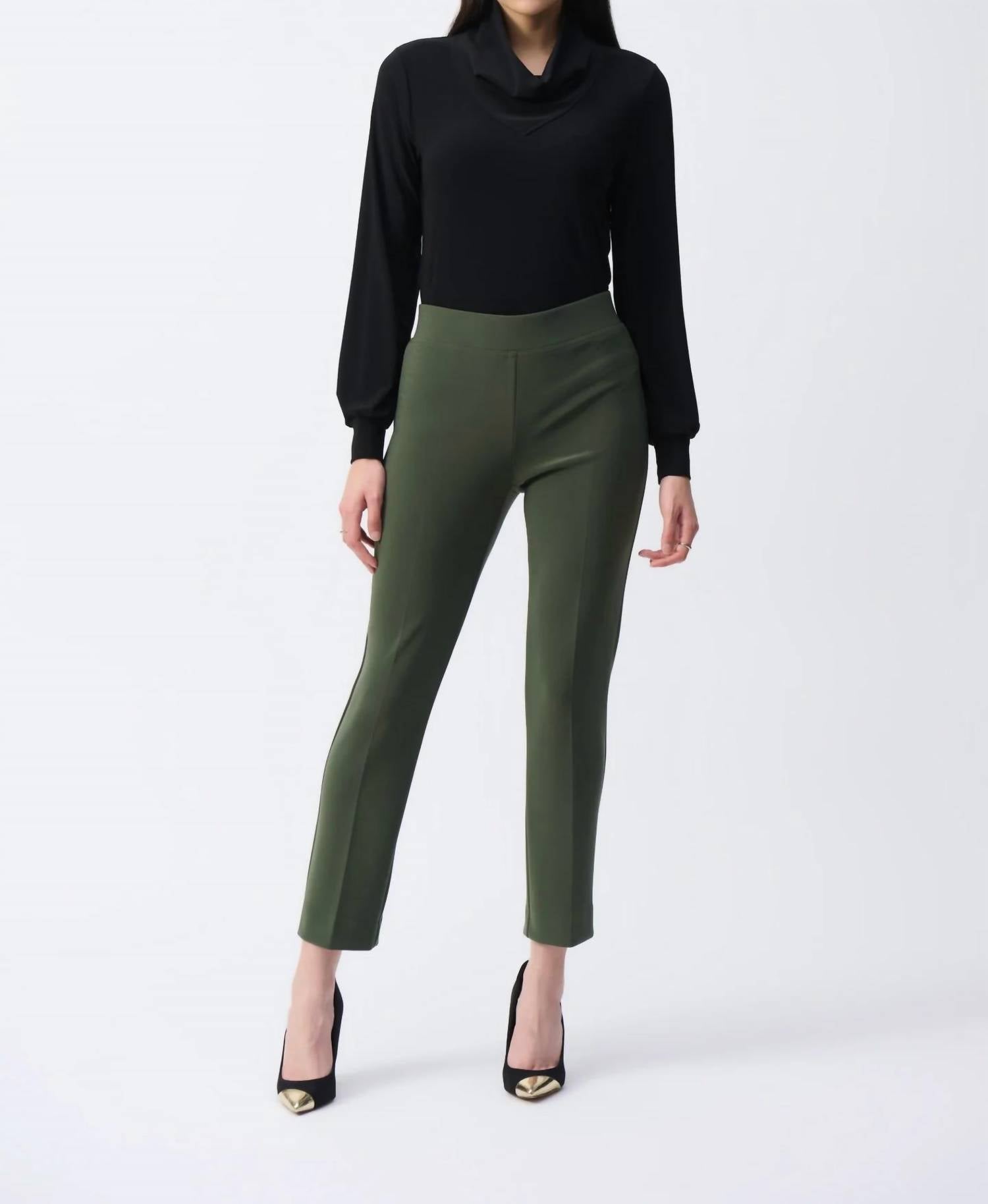 Joseph Ribkoff - SPLIT HEM CLASSIC STRAIGHT LEG PANT