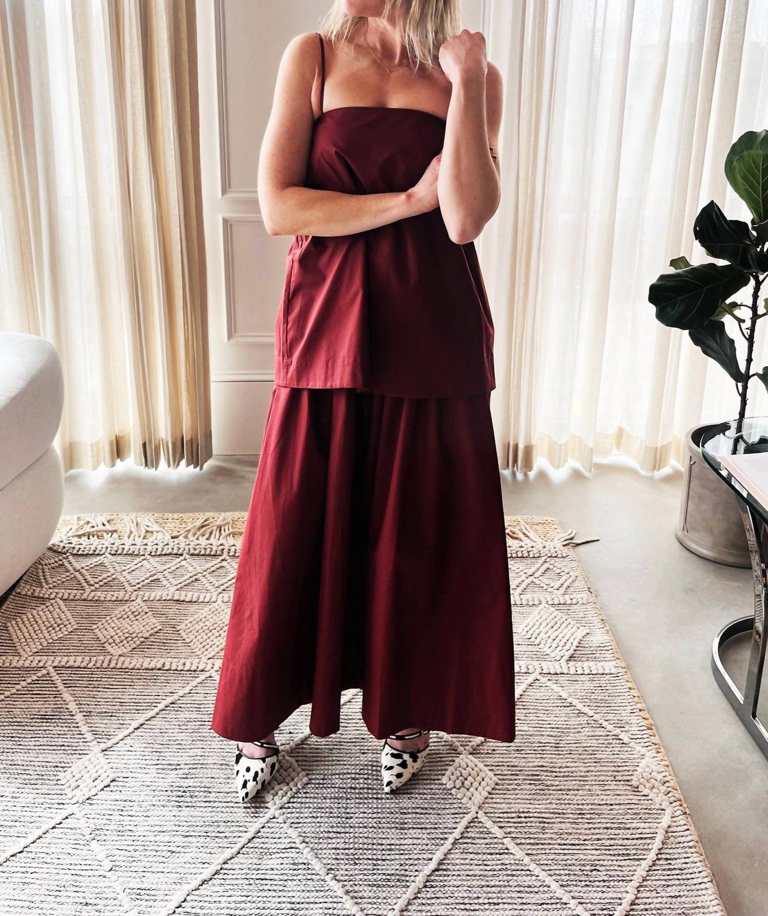 House Of Dagmar - Cotton Strap Maxi Dress