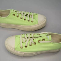 Converse Women's Low Platform Tennis Sneakers in citron - women's sneaker - view 5