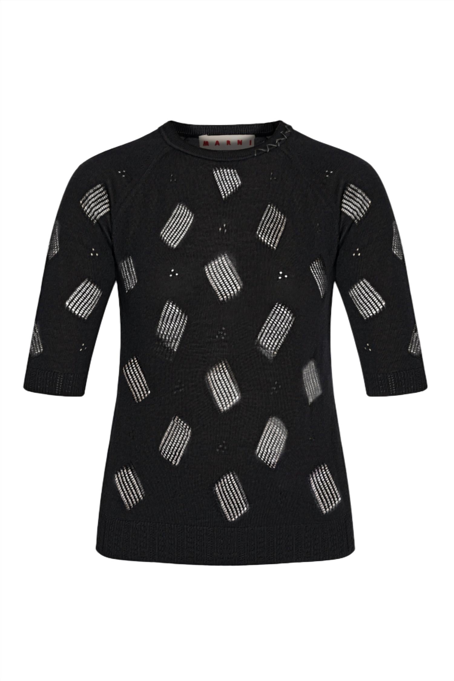 Marni - Short Sleeve Crew Sweater