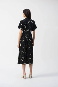 Joseph Ribkoff - Geometric Print Culotte Jumpsuit