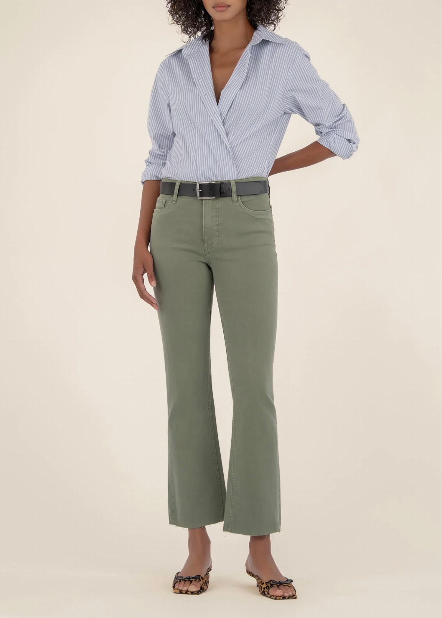 Kut From The Kloth - Kelsey High Rise Fab Ab Ankle Flare Jeans