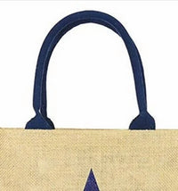 22Tote - Women's Lightweight Star Straw Tote Bag