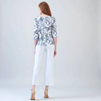 Clara Sunwoo - Scoopneck Half Sleeve Top