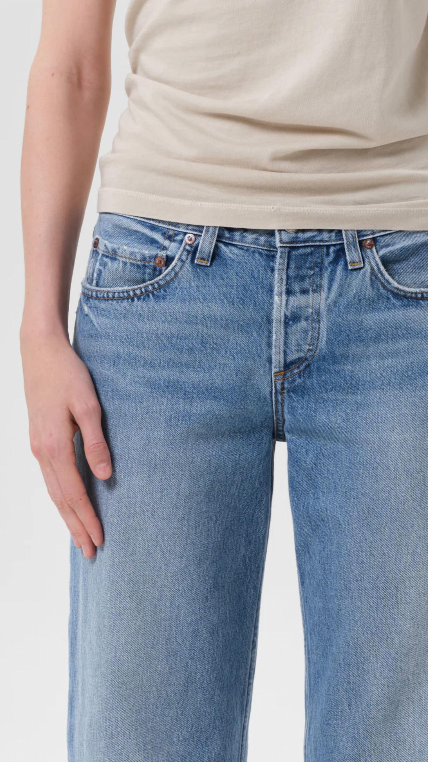 Agolde - Low Rise Loose Jeans