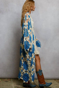 Pol - Long Crochet Cardigan