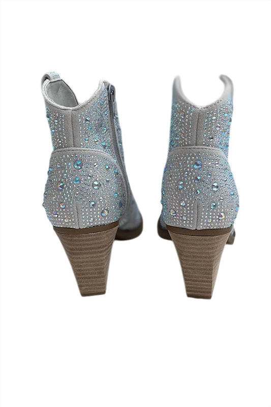 Very G - Women's Austin Rhinestone Ankle Boots
