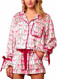 Peach Love - Santa Pj's Bottoms