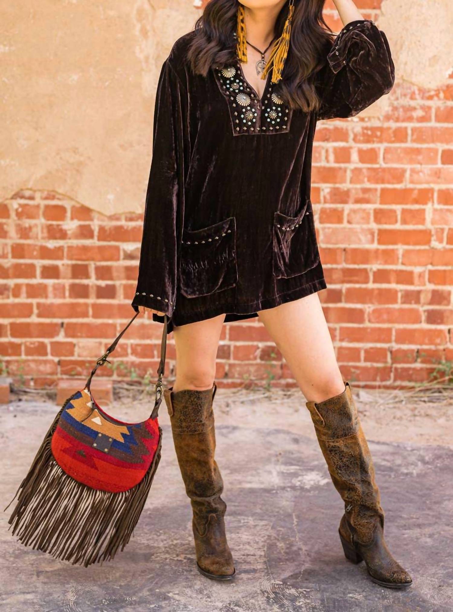 Sts Ranchwear - Women's Nellie Fringe Shoulder Bag