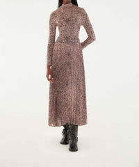 Farm Rio - Baby Leopard Pleated Maxi Skirt