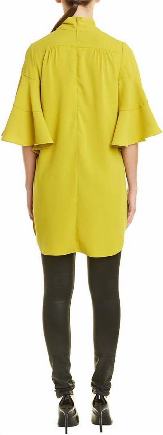 Gracia - Half Sleeves Tie Top