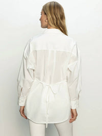 Sanctuary - Lace Boyfriend Tie Back Shirt