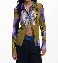 Desigual - Tulleflower Lacroix Pleated Shirt