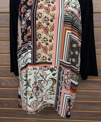 Les Amis - Women's 3/4 Sleeve And Floral Print