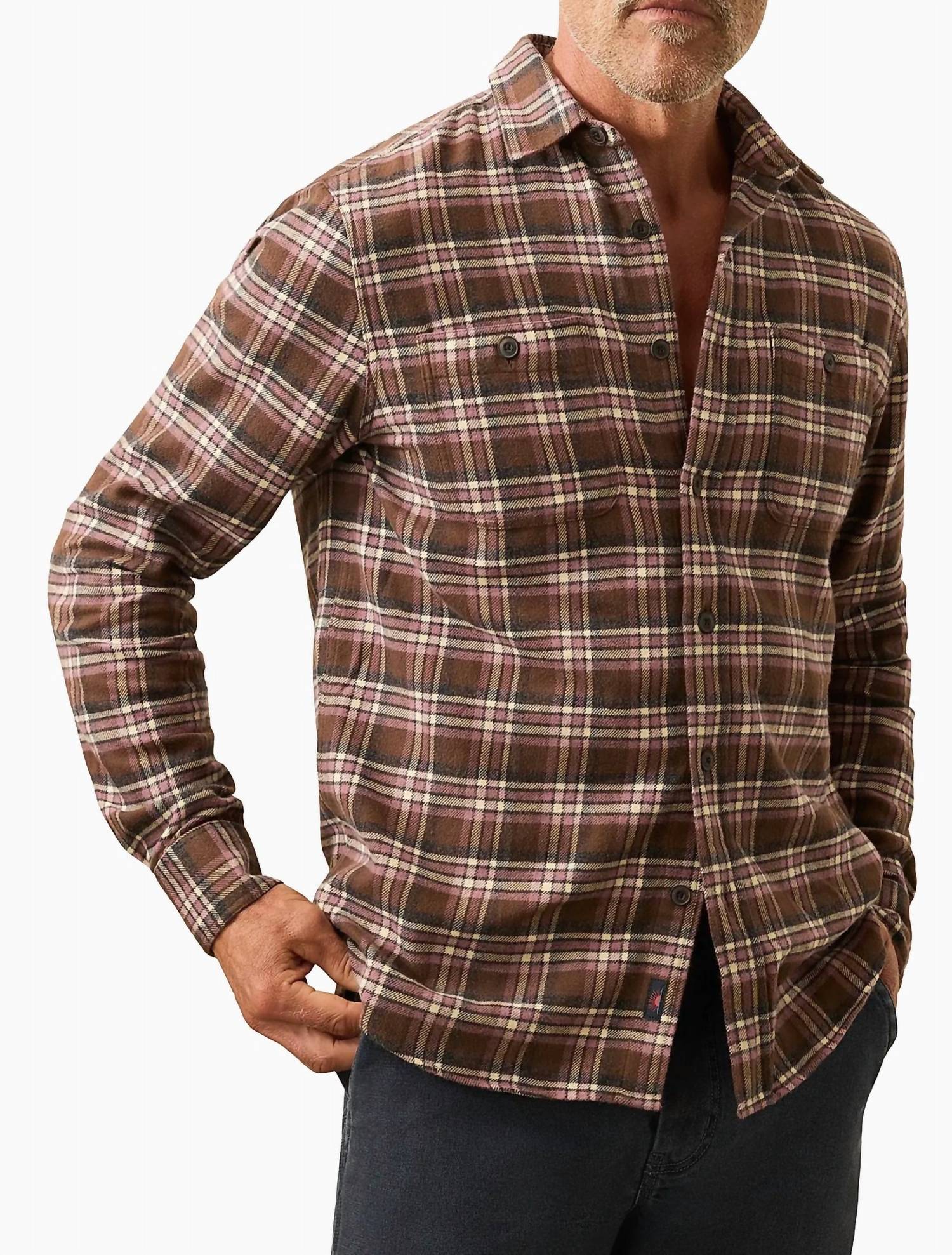 Faherty - Nazare Button Front Flannel Shirt