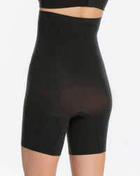 Spanx Higher Power Short - Plus in very black - women's intimate - detail view