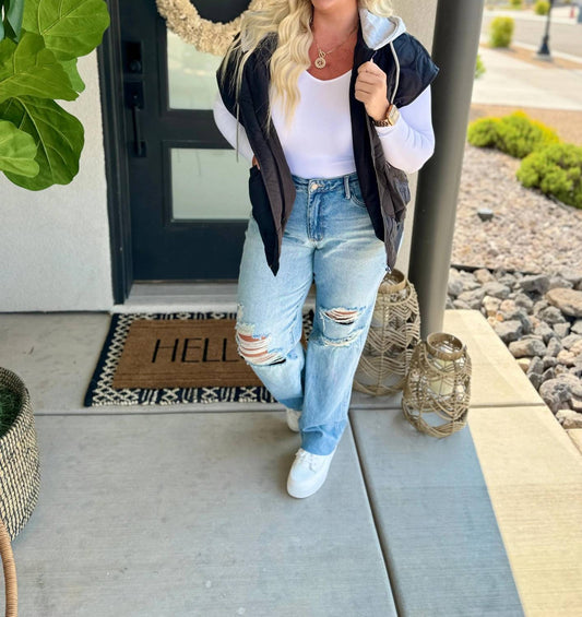 One Eleven North - Cheyenne Hooded Puffer Vest