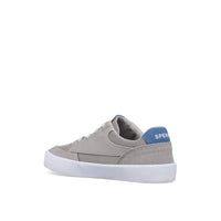 Sperry Kid's Boardwalk Washable Sneaker in grey - kids' sneaker - detail view