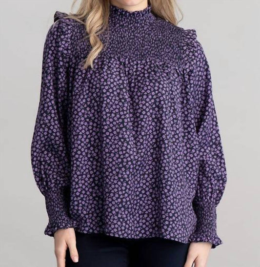 Barbour - Midhurst Floral High Neck Top