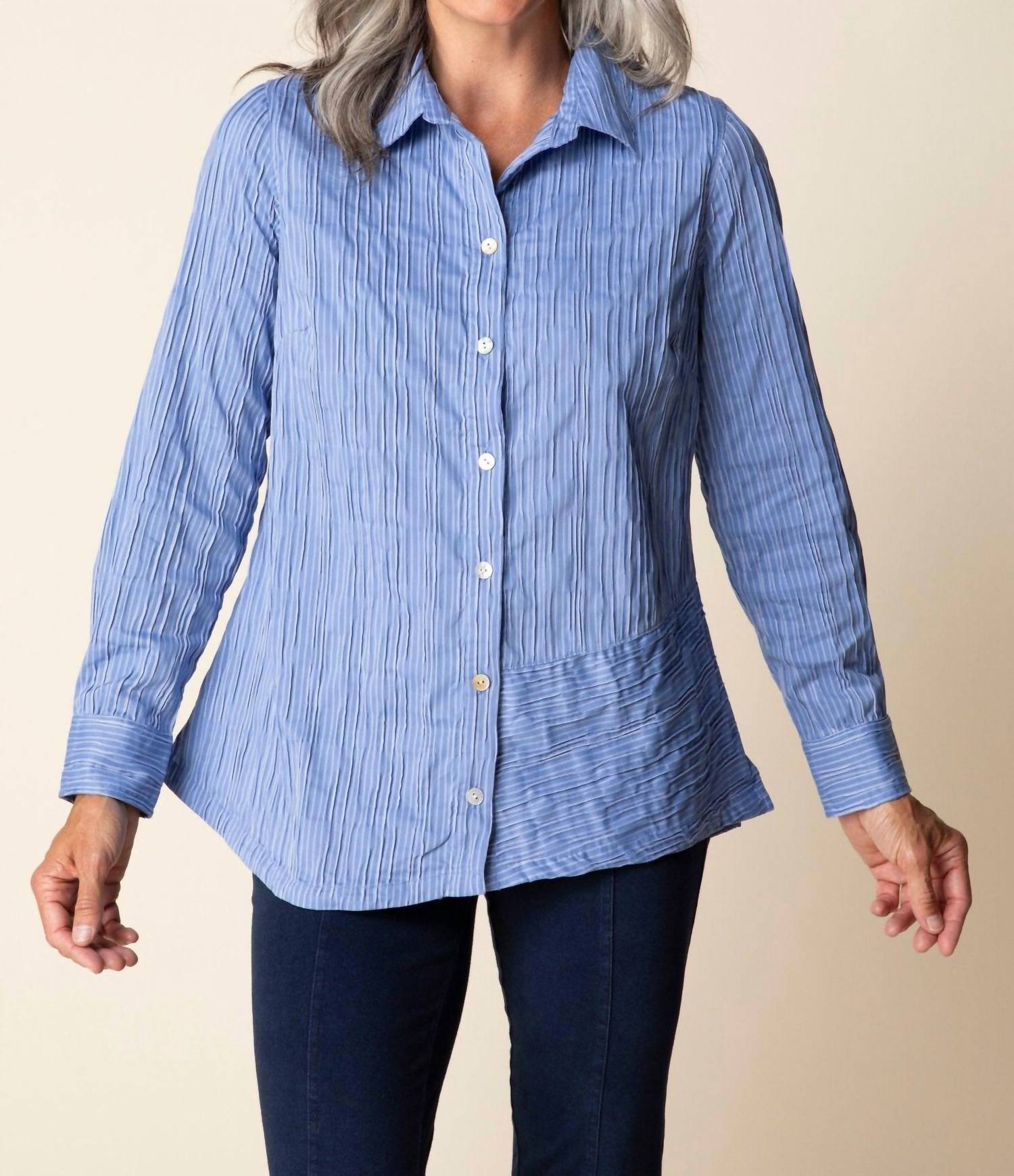 Habitat - Santorini Stripe Selene Shirt Top