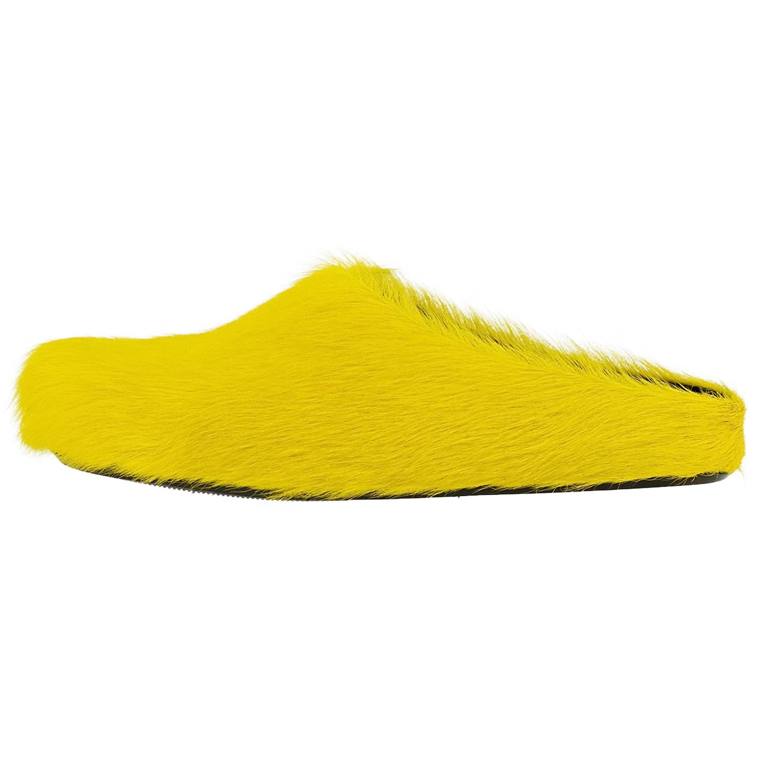 Marni - Marni Fussbett Sabot Calf Hair Clog