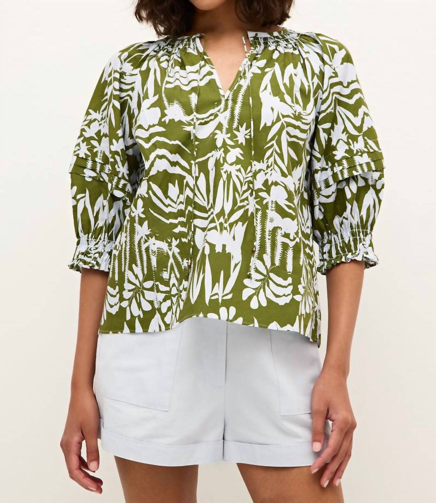 Marie Oliver - Lara V-neck Top