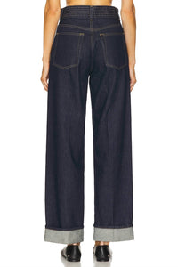 FRAME Trapunto Trouser Jeans in rinse - women's jeans - view 4