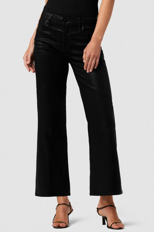 Hudson - Rosie High Rise Wide Leg Ankle Jeans