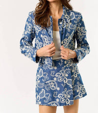 Lalavon - Floral Embroidered Jacket