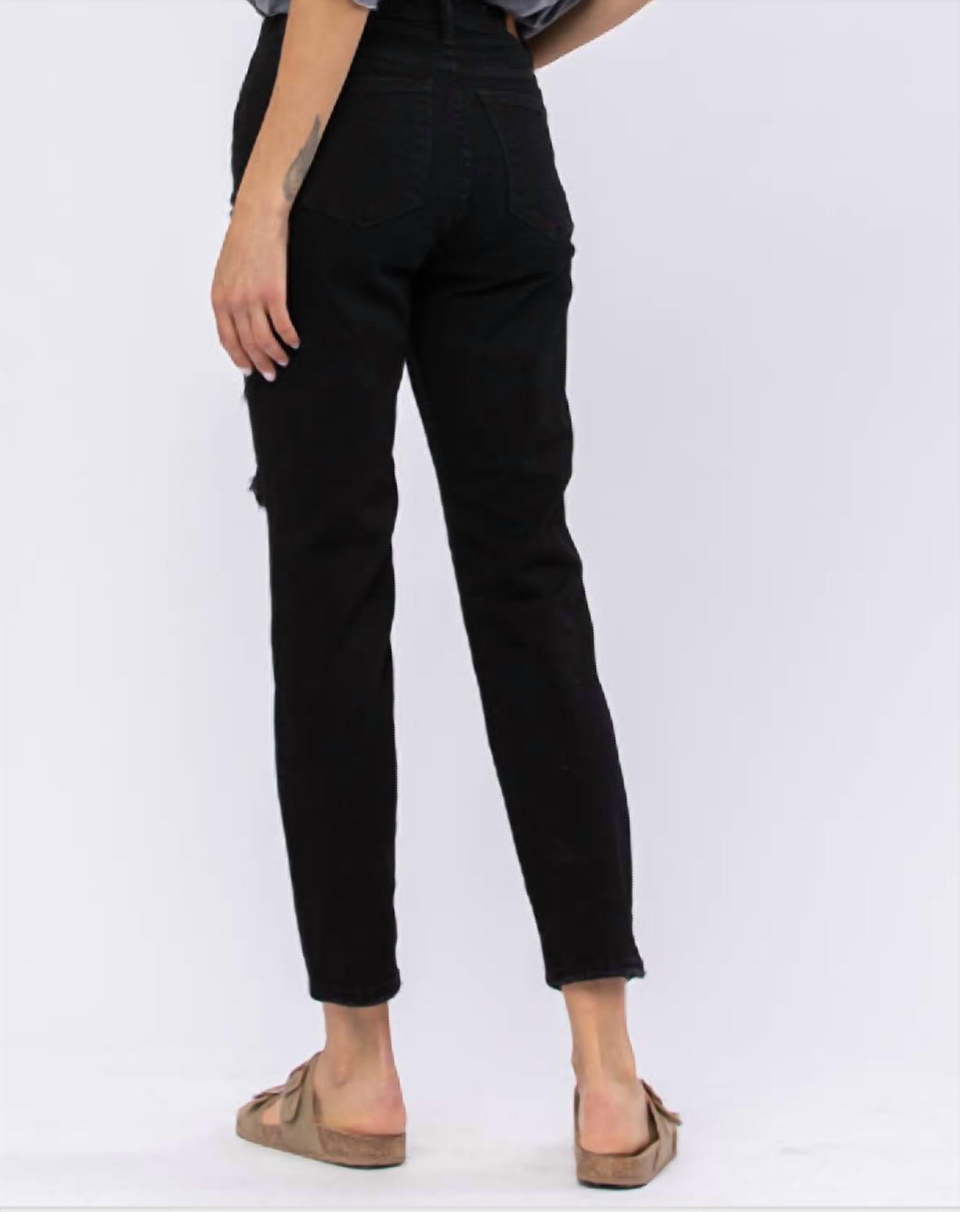 Judy Blue - High Waist Destroyed Boyfriend Jeans