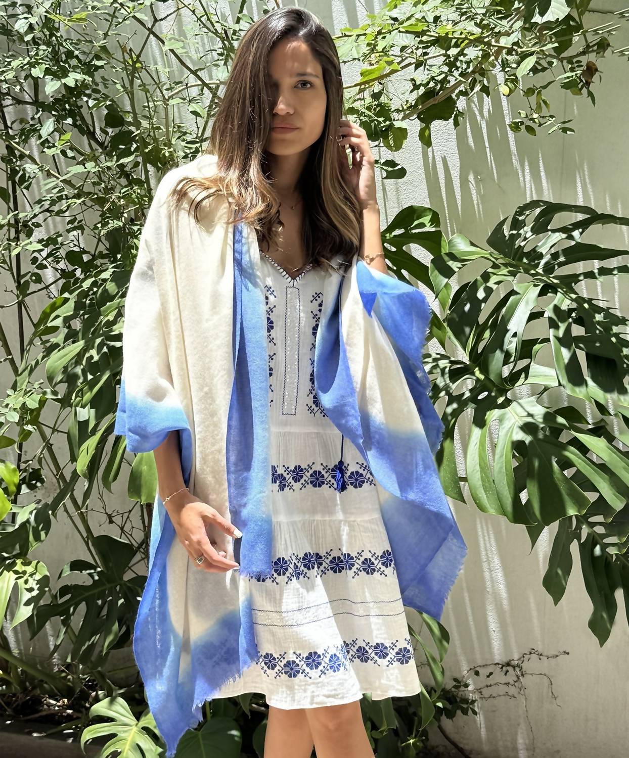 Rose And Rose - Dipped Cashmere Wrap