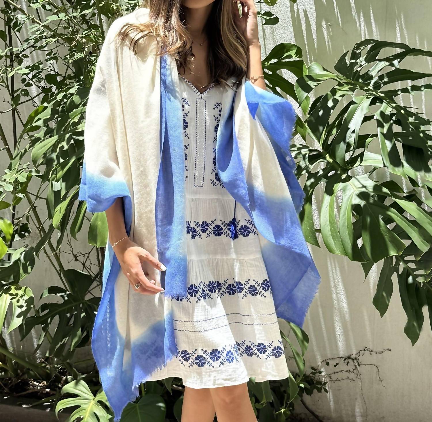 Rose And Rose - Dipped Cashmere Wrap