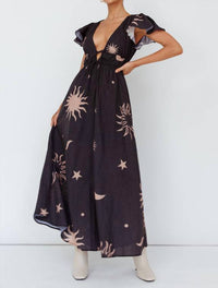 One & Only - SOLSTICE PRINT MAXI DRESS