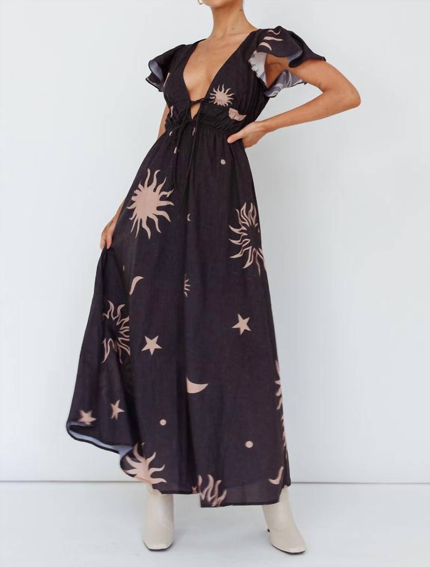 One & Only - SOLSTICE PRINT MAXI DRESS