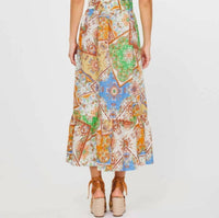 Current Air - Harper Patchwork Sleeveless Long Dress