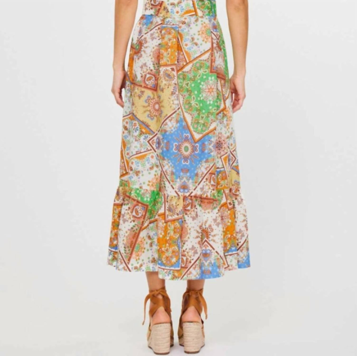 Current Air - Harper Patchwork Sleeveless Long Dress