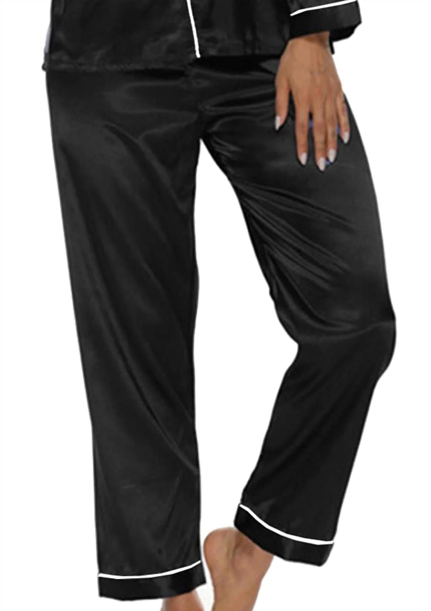 Wholesalesir - Button Up Pajamas For Long Sleeve Soft Set