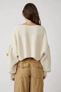 Echo - Crochet Cropped Sweater