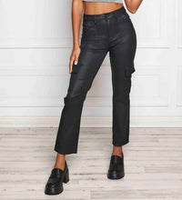 Hidden - Quinn High Waist Cargo Cigarette Jeans