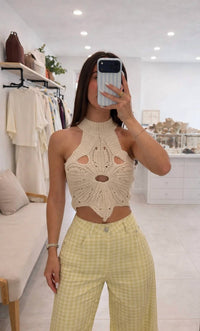 Acoa - Sea Breeze Crochet top