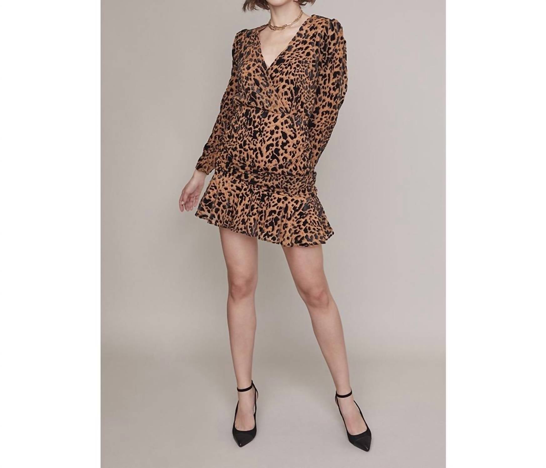 ASTR Nikita Dress in burnout leopard - women's dress - view 4