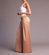HEROINE SPORT Clair Wide-leg Pants in sand - women's pants - alternate view