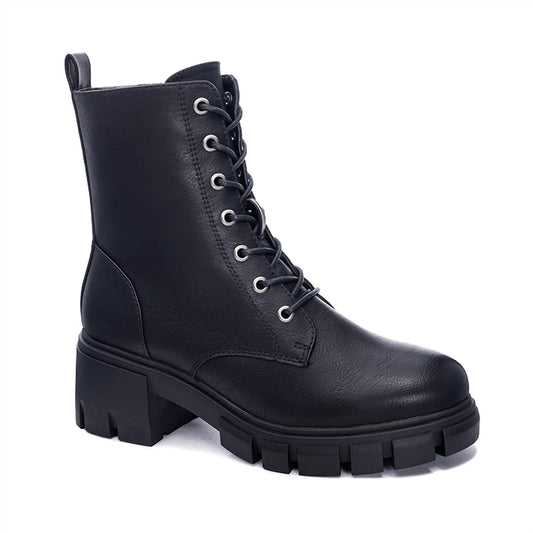 Dirty Laundry - Women's Newz Smooth Combat Boot